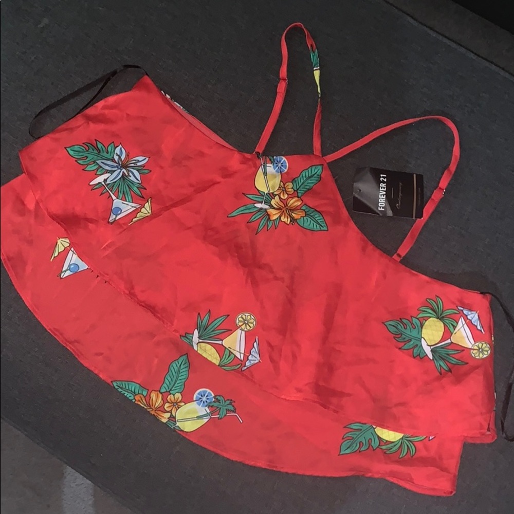 Satin Summer Crop Top